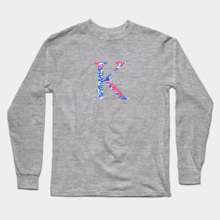 Kappa Tropical Letter Long Sleeve T-Shirt